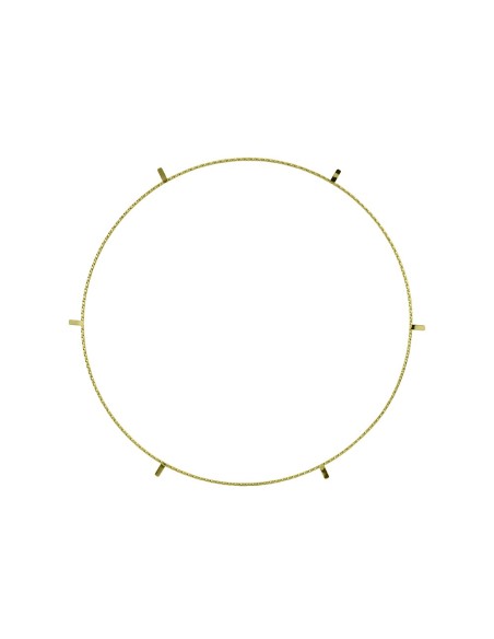 20 Lowrider Square Twisted Wheel Trim Gold.